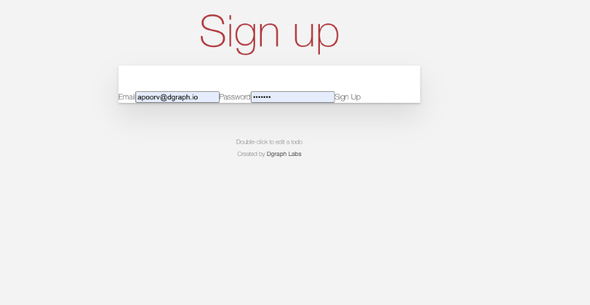 SignUp Screen